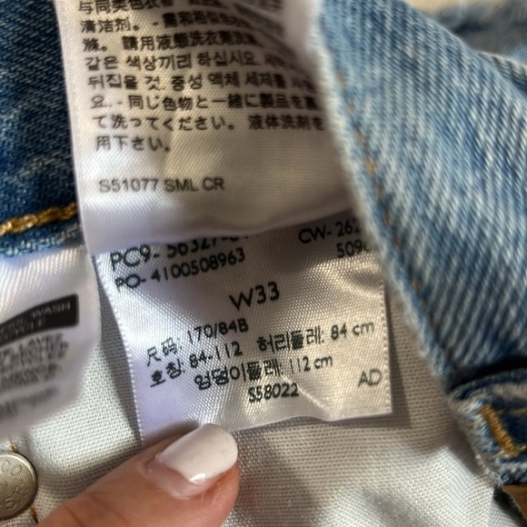 Levi’s 501 hi- rise shorts size 33.  NWT - Picture 5 of 10